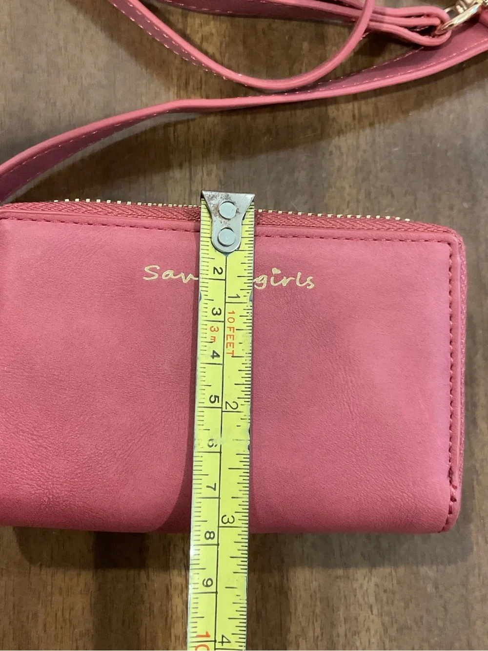 Save The Girls rose crossbody
